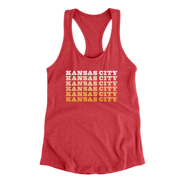 Kansas City Repeat Women's Racerback Tank-Allegiant Goods Co. Vintage Sports Apparel
