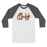 Cincy Oh Overprinted Men/Unisex Raglan 3/4 Sleeve T-Shirt-Allegiant Goods Co. Vintage Sports Apparel
