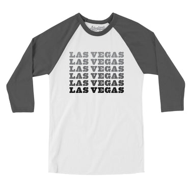 Las Vegas Repeat Men/Unisex Raglan 3/4 Sleeve T-Shirt-Allegiant Goods Co. Vintage Sports Apparel