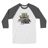 Dome Patrol Men/Unisex Raglan 3/4 Sleeve T-Shirt-Allegiant Goods Co. Vintage Sports Apparel