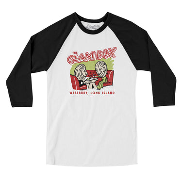 The Clam Box Westbury in White with Black Color