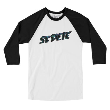 St. Pete Connect Men/Unisex Raglan 3/4 Sleeve T-Shirt-Allegiant Goods Co. Vintage Sports Apparel