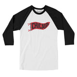 Chicago Pennant Men/Unisex Raglan 3/4 Sleeve T-Shirt-Allegiant Goods Co. Vintage Sports Apparel