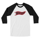New Jersey Pennant Men/Unisex Raglan 3/4 Sleeve T-Shirt-Allegiant Goods Co. Vintage Sports Apparel