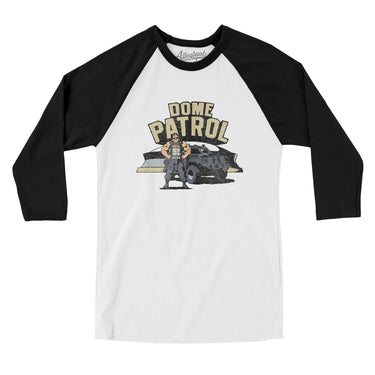 Dome Patrol Men/Unisex Raglan 3/4 Sleeve T-Shirt-Allegiant Goods Co. Vintage Sports Apparel