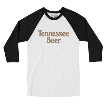 Tennessee Beer Men/Unisex Raglan 3/4 Sleeve T-Shirt-Allegiant Goods Co. Vintage Sports Apparel