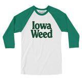 Iowa Weed Men/Unisex Raglan 3/4 Sleeve T-Shirt-Allegiant Goods Co. Vintage Sports Apparel