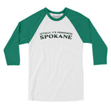 Actually It's Pronounced Spokane in White with Kelly Color