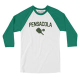 Pensacola Pickleball in White with Kelly Color