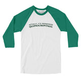 Actually It's Pronounced Quonochontaug in White with Kelly Color