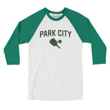 Park City Pickleball in White with Kelly Color