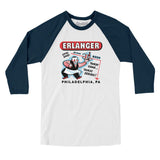 Erlanger Deluxe Beer Philadelphia in White with Navy Color