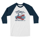 T Pittari's New Orleans in White with Navy Color