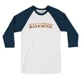 Actually It's Pronounced Boerne in White with Navy Color