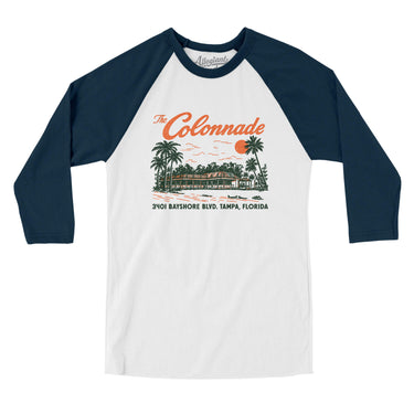 The Colonnade Tampa in White with Navy Color