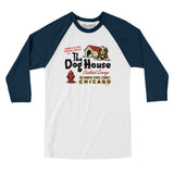 The Dog House Chicago in White with Navy Color