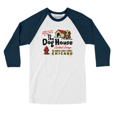 The Dog House Chicago in White with Navy Color