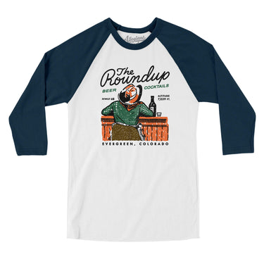 The Roundup Evergreen Colorado in White with Navy Color