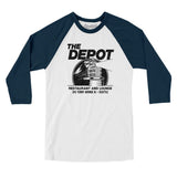 The Depot Seattle in White with Navy Color