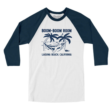 Boom-Boom Room Laguna Beach in White with Navy Color