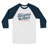 Tacoma Beer in White with Navy Color