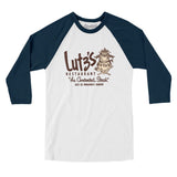 Lutz's Restaurant Denver in White with Navy Color