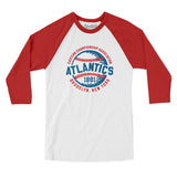 Brooklyn Atlantics Men/Unisex Raglan 3/4 Sleeve T-Shirt-Allegiant Goods Co. Vintage Sports Apparel