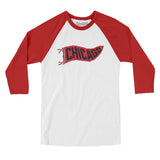 Chicago Pennant Men/Unisex Raglan 3/4 Sleeve T-Shirt-Allegiant Goods Co. Vintage Sports Apparel
