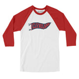 Cleveland Pennant Men/Unisex Raglan 3/4 Sleeve T-Shirt-Allegiant Goods Co. Vintage Sports Apparel