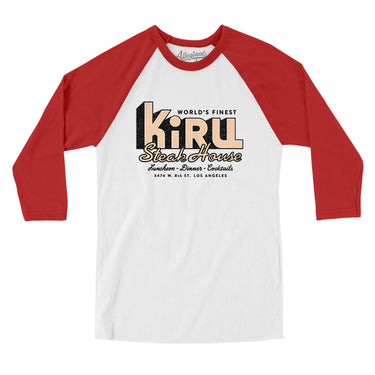 Kiru Steak House Los Angeles in White with Red Color