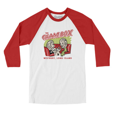 The Clam Box Westbury in White with Red Color