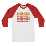 Tampa Bay Repeat Men/Unisex Raglan 3/4 Sleeve T-Shirt-Allegiant Goods Co. Vintage Sports Apparel