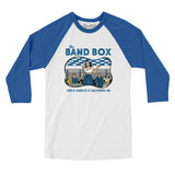 The Band Box Baltimore in White with True Royal Color