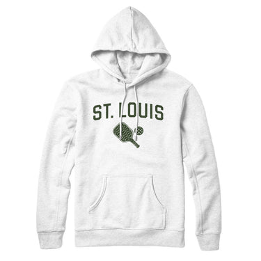 St. Louis Pickleball Hoodie-White-Allegiant Goods Co. Vintage Sports Apparel