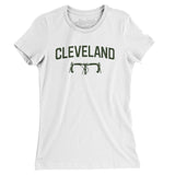 Cleveland Cycling Women's T-Shirt-White-Allegiant Goods Co. Vintage Sports Apparel