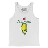 Illinois Golf Men/Unisex Tank Top-Allegiant Goods Co. Vintage Sports Apparel