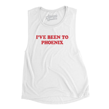 I've Been To Phoenix Women's Flowey Scoopneck Muscle Tank-Allegiant Goods Co. Vintage Sports Apparel