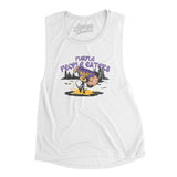 Purple People Eaters Women's Flowey Scoopneck Muscle Tank-Allegiant Goods Co. Vintage Sports Apparel