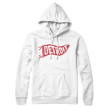 Detroit Pennant Hoodie-Allegiant Goods Co. Vintage Sports Apparel