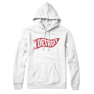 Detroit Pennant Hoodie-Allegiant Goods Co. Vintage Sports Apparel
