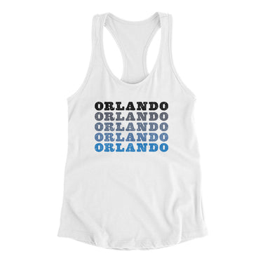 Orlando Repeat Women's Racerback Tank-Allegiant Goods Co. Vintage Sports Apparel