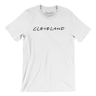 Cleveland Friends Men/Unisex T-Shirt-White-Allegiant Goods Co. Vintage Sports Apparel