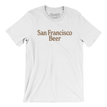 San Francisco Beer Men/Unisex T-Shirt-White-Allegiant Goods Co. Vintage Sports Apparel