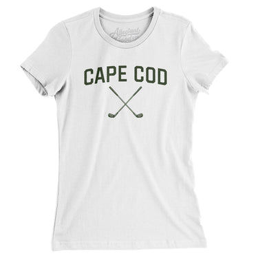 Cape Cod Golf Women's T-Shirt-White-Allegiant Goods Co. Vintage Sports Apparel