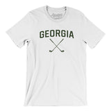 Georgia Golf Men/Unisex T-Shirt-White-Allegiant Goods Co. Vintage Sports Apparel