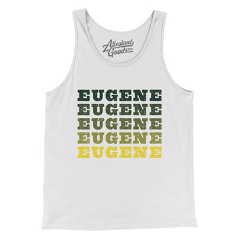 Eugene Repeat Men/Unisex Tank Top-Allegiant Goods Co. Vintage Sports Apparel