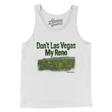 Don't Las Vegas My Reno Men/Unisex Tank Top-White-Allegiant Goods Co. Vintage Sports Apparel