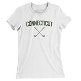 Connecticut Golf Women's T-Shirt-White-Allegiant Goods Co. Vintage Sports Apparel