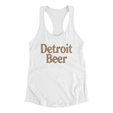 Detroit Beer Women's Racerback Tank-Allegiant Goods Co. Vintage Sports Apparel