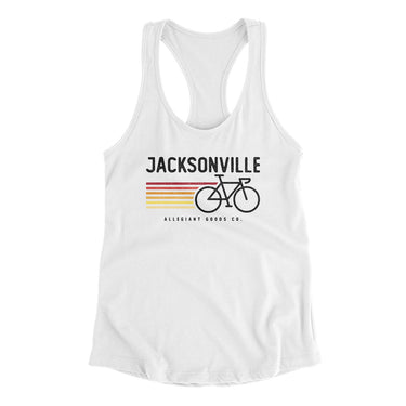 Jacksonville Cycling Women's Racerback Tank-Allegiant Goods Co. Vintage Sports Apparel